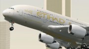 Airbus A380-800 Etihad Airways for GTA San Andreas miniature 17