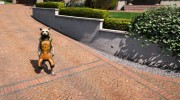 Rocket Raccoon from Guardians of the Galaxy for GTA 5 miniature 2