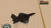 YF-23 BlackWidow для GTA San Andreas миниатюра 8