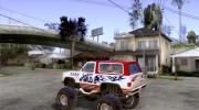 Chevrolet Blazer K5 Monster Skin 7 для GTA San Andreas миниатюра 3