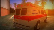 Ford E-250 Ambulance для GTA Vice City миниатюра 3