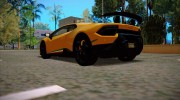 Lamborghini Huracan Performante LP640-4 2017 Wheel style 1 для GTA San Andreas миниатюра 7