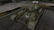 Зоны пробития контурные для Т-34-85 для World Of Tanks миниатюра 1