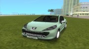 Peugeot 207rc для GTA Vice City миниатюра 1