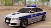Audi S4 - Croatian Police Car для GTA San Andreas миниатюра 1