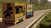 Прицеп/тандем NETTO для Euro Truck Simulator 2 миниатюра 2