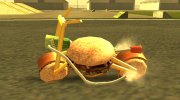 Burger Bike для GTA San Andreas миниатюра 6