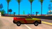 Москвич 2141 Cabriolet для GTA San Andreas миниатюра 5