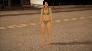 Green Bikini para GTA San Andreas miniatura 1