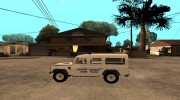 Land Rover Defender Serbian Police para GTA San Andreas miniatura 3