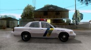 Ford Crown Victoria New Jersey Police для GTA San Andreas миниатюра 5