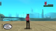 Pink rabbit backpack for GTA San Andreas miniature 1