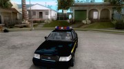 Ford Crown Victoria Montana Police para GTA San Andreas miniatura 1