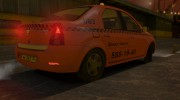 Dacia Logan Taxi для GTA 4 миниатюра 5