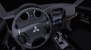 Mitsubishi Pajero FBI для GTA San Andreas миниатюра 6
