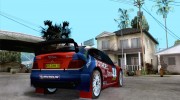 Citroen Xsara WRC для GTA San Andreas миниатюра 4