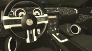 Ford Mustang GT B&W для GTA San Andreas миниатюра 6
