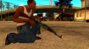 АК-47 Огненный змей para GTA San Andreas miniatura 5