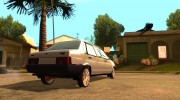 ВАЗ 21099 Лимузин для GTA San Andreas миниатюра 4