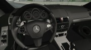 Mercedes-Benz C63 для GTA San Andreas миниатюра 7