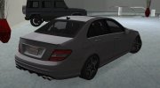 Mercedes-Benz C63 W204 10 для GTA San Andreas миниатюра 2