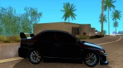 Mitsubishi Lancer Evolution 9 Coupe para GTA San Andreas miniatura 5