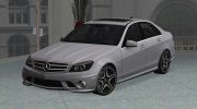 Mercedes-Benz C63 W204 10 для GTA San Andreas миниатюра 1