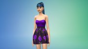 S4 Amore Sparkle Dress para Sims 4 miniatura 2