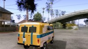 УАЗ 2206 Милиция для GTA San Andreas миниатюра 3