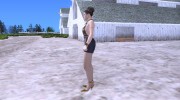 M.M.B.I Excella (in mini skirt) для GTA San Andreas миниатюра 2