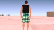 Skin HD GTA V Online в оранжевых очках for GTA San Andreas miniature 5
