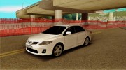 Toyota Corolla 2012 para GTA San Andreas miniatura 1