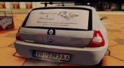 Renault Clio Campus Food Delivery для GTA San Andreas миниатюра 2