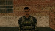 Подполковник Шульга в бронекостюме Булат и с усами из S.T.A.L.K.E.R. для GTA San Andreas миниатюра 1