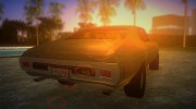 Chevrolet Chevelle SS для GTA Vice City миниатюра 3