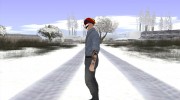 Skin GTA Online в гримме и радужной шапке для GTA San Andreas миниатюра 4