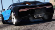 2017 Bugatti Chiron (Retexture) 4.0 для GTA 5 миниатюра 3