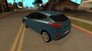 2013 Hyundai i30 3-door hatchback для GTA San Andreas миниатюра 6