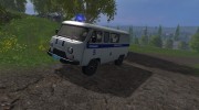УАЗ 3909 Полиция для Farming Simulator 2015 миниатюра 1