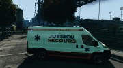 Ambulance Jussieu Secours Fiat 2012 для GTA 4 миниатюра 5