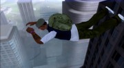 Тёмно - зелёный рюкзак бойца SAS из игры Hidden And Dangerous 2 для GTA San Andreas миниатюра 3