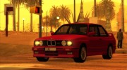 BMW M3 E30 1991 Stock для GTA San Andreas миниатюра 7
