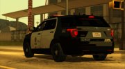 LAPD Traffic Division Ford Explorer for GTA San Andreas miniature 3