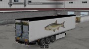 Fish Trailers Pack v 1.1 для Euro Truck Simulator 2 миниатюра 2