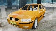 Iran Khodro Samand LX Taxi for GTA 4 miniature 1