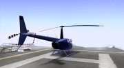 Robinson R44 Raven II NC 1.0 Скин 1 para GTA San Andreas miniatura 4
