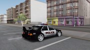 Mercedes-Benz 190E Evolution Police para GTA San Andreas miniatura 3