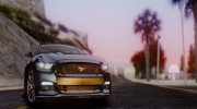 Ford Mustang GT 2015 5.0 para GTA San Andreas miniatura 2