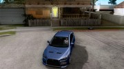 Mitsubishi Lancer Evolution X for GTA San Andreas miniature 1