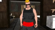 Skin GTA V Online HD парень c жёлтой причёской para GTA San Andreas miniatura 1